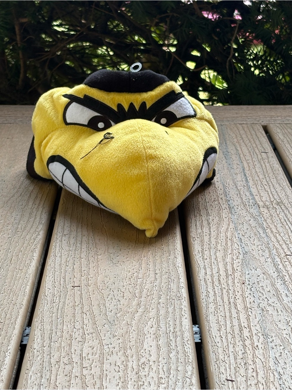 Yellow Angry Bird Plush Keychain Kids Accessory